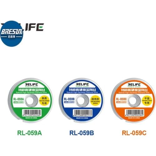Sunshine Diamond wire cutting Molybdenum wire 0.03 0.04 special high hardness OLED LCD screen separation line