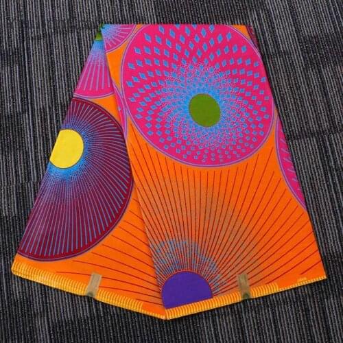 Chzimade 1Yard African Real Wax Cotton Fabric For Women Dress Patchwork Batik Tissue Wax Prints Fabric Diy Sewing Crafts