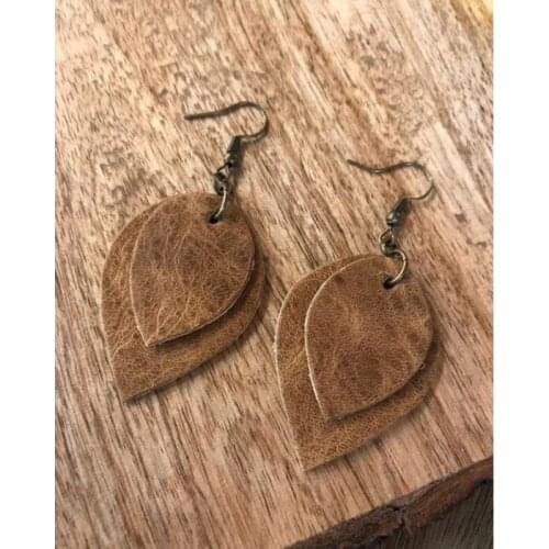 Wooden Cutting Die for Leaf Shape Leathercraft Earring Handmade Pendant Decor Punch Tool for Leather Fabric Paper Customized