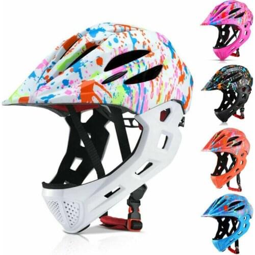 Children Helmet Kids Detachable Full Face Helmet Children Sports Safety Helmet For Cycling Skateboarding Boys Kids