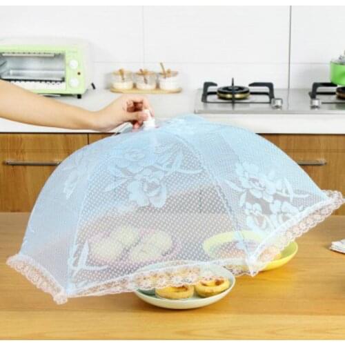 Food Covers Lace Mesh Folding Dish Cover Dish Cover Rice Food Table Cover Eco-Friendly Kitchen Tools