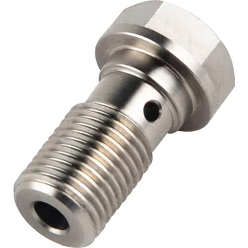 M10 x 1.0 Titanium Single Brake Banjo Bolt Fits Ducati 1199 1299 Panigale R(S) DIY Color For Brembo Single Brake Line