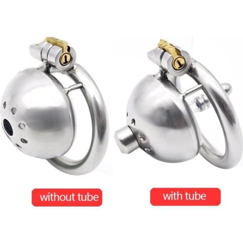 Manyjoy New 304 Stainless Steel Small Cock Penis Cage Male Chastity Device Belt With Ring BDSM Adult Sex Toy For Men
