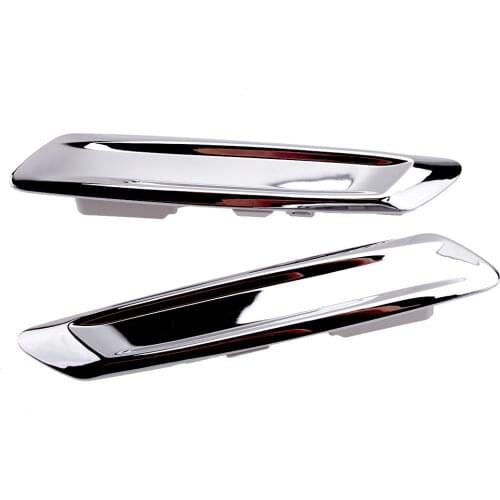 1 Pair Car Exterior Front Fender Trim Molding Panel Cover 51137336645 51137336646 Fit for BMW F10 Sedan 2013 2014 2015 2016