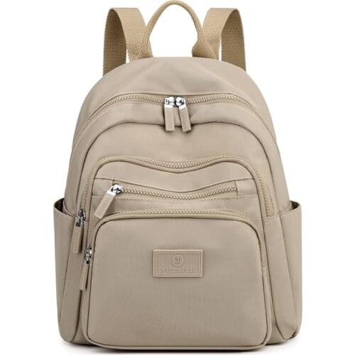 8 Colors Nylon Backpack for girls Large Capacity school bags Waterproof backpacks for women 2021 Casaul New Anti-theft backpack