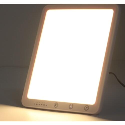 2020 Latest EU/US/UK Plug Sad Lamp Phototherapy Bionic Solar Light Touch Therapy Light Happy Lamp Depression Anti-fatigue Lamp