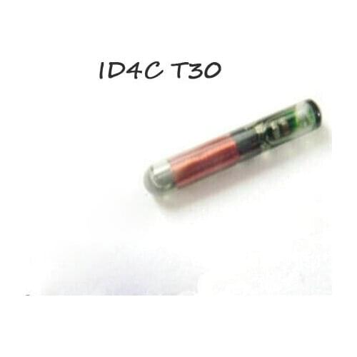 Original Top Quality ! ID4C (T3) Glass Transponder Chip 5PCS/Lot +Free Shipping