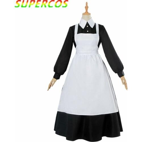 The Promised Neverland Isabella Krone maid dress Suit Cosplay Costume Halloween party