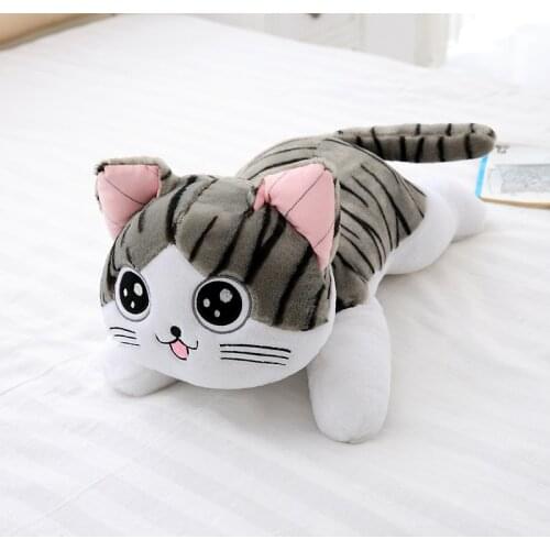 Plush Chi Chis Cat Soft Stuffed Pillow Doll Plush Animal Toys Giant Cat Toys Cheese Cat Stuffed Toys Cushion for Girl Kids