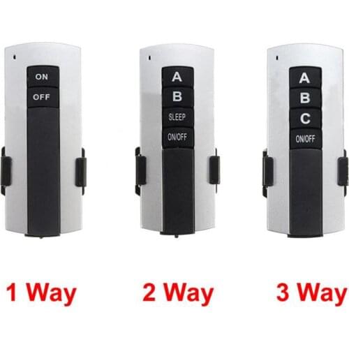 1/2/3 Ways AC Wireless Remote Control Switch Smart Digital Wireless Switch ON/OFF Controller for Lamp Light 200V-240V New Hot