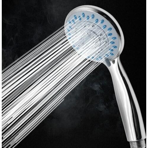 ABS Plastic Bath Shower Adjustable Jetting Shower Head Water Saving Handheld Bathroom Adjustable 3 Modes SPA Shower Bath Head