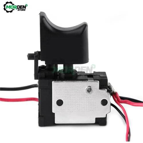 DC 7.2V-24V Drill Speed Controller Drill Switch Lithium Battery Cordless Drill Speed Control Trigger Switch With Small Light
