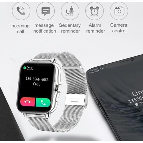 ROLLSTIMI Smartwatch Bluetooth Compatible call Heart Rate Fitness Tracker Smart Watches For Android IOS xiaomi PK Y20 P8 P8plus