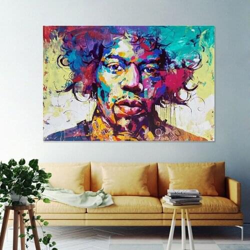 Modern Abstract Character Color Graffiti Poster Classic Movie Character Art Canvas Painting Living Room Bedroom Aesthetic Decor