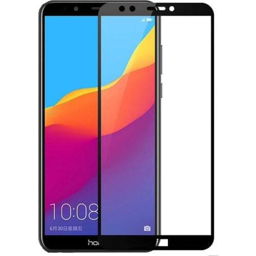 Slim Full Cover Soft Tempered Glass Screen Protector Explosion-proof Front Guard Films For Huawei Y7 Prime 2018 / Nova 2 Lite