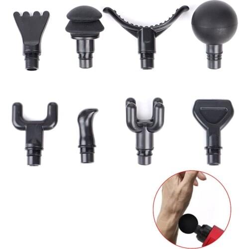 Universal Fascia Gun Massage Head Body Relaxation Fascia Massager Gun Replacement Head Silicone Massage Head Set