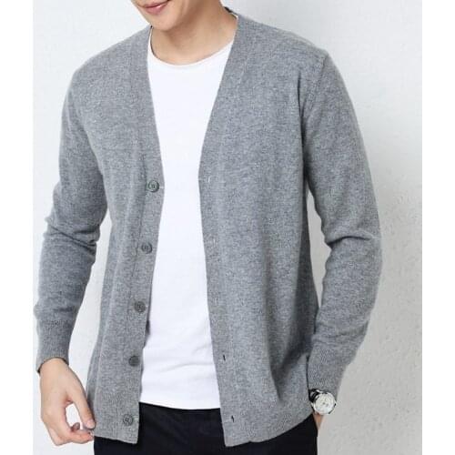 Knit Cardigan Male Sweater Coat 2021 New Spring Wear Korean Version Of Casual Autumn Wool Base Air Conditioning Shirt