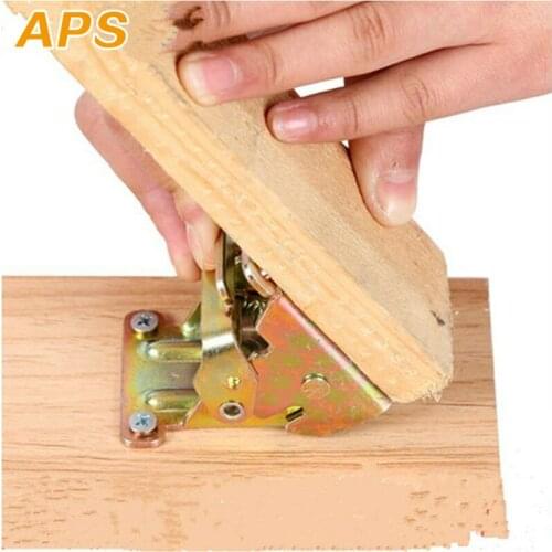 Iron Folding Hinge Table Leg Brackets Foldable for Table Chair Extension Tables Foldable Self Locking Fold Feet Hinges