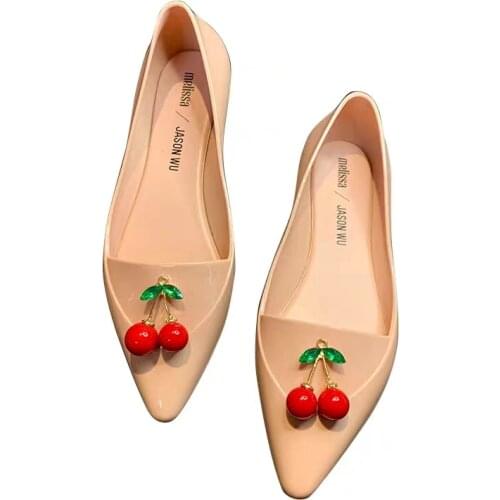 Melissa Original Cherry Women Adulto Jelly Shoes Sandals 2019 New Summer Sandals Melissa Female Shoes Non-slip Women Sandals
