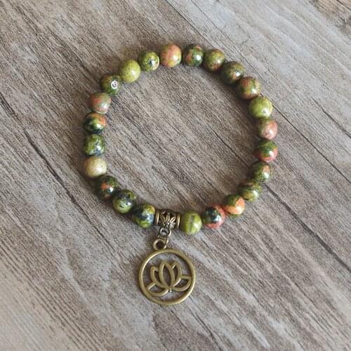 Women Men Mala Beads Bracelet Tibetan Buddhism Natural Stone Beads Yoga Healing Prayer Chakra Charm Bracelet Bangle Jewelry