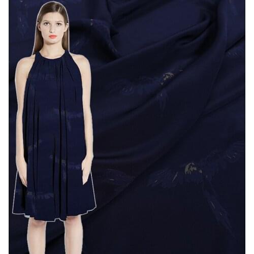 138 cm wide printed silk fabric 13mm silk crepe de chine fabric meter digital inkjet dress shirt fabric wholesale silk cloth