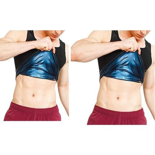 2x Sauna Vest Premium Workout Tank Top Polymer for Slimming Weight Loss Fitness Female XXL/XXXL & S/M