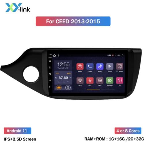 For KIA Cee'd CEED JD 2012-2016 Car Radio Multimedia Video Player Navigation GPS Android 8.1 Accessories Sedan