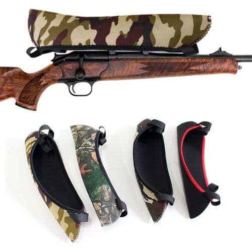 Shotgun Scope cover Camouflage Neoprene Rifle Lens Protective case Hunting Weapon Accessories Outdoor Shooting Gun Lens Dust Bag