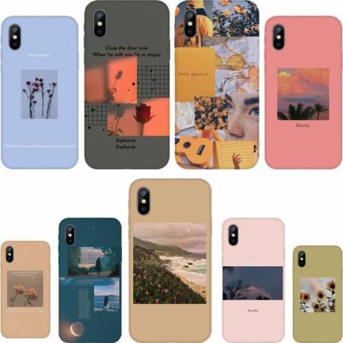 Great Aesthetic art Pink Yellow Sunflower Rose Phone Case For iphone 12 5 5s 5c se 6 6s 7 8 plus x xs xr 11 pro max