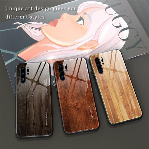 Soft Silicone Cover Glass case for Huawei P40 P20 P30 Pro P smart Z 2019 Honor 10 lite 8X 20 9X Pro 10i 20i Tempered Glass Case