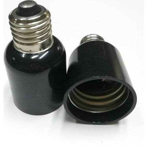 E27 E40 Lamp Holder Converter E27 TO E40 Light Base Socket Black 100PCS
