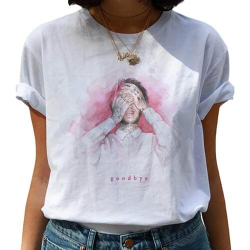 Lil Peep Harajuku Hip Hop T Shirts Women Cry Baby Ullzang Fashion T-shirt 90s Graphic Hell Boy Tshirt Streetwear Top Tees Female