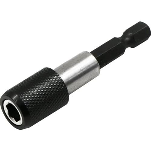 Quality 1/4 Inch Hex Shank Quick Release Screwdriver Magnetic Bit Holder with Adjustable Collar Extension Bar 60mm 100mm 150mm