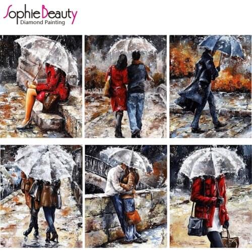 Sophie Beauty Best Diy Square Mosaic New Style Diamond Painting Cross Stitch Handcraft Lover Umbrella Needlework Embroidery Kits