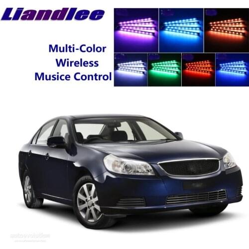 LiandLee Car Glow Interior Floor Decorative Atmosphere Seats Accent Ambient Neon light For Holden Epica