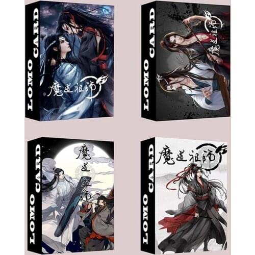 30Pcs/Box Grandmaster Of Demonic Cultivation LOMO Card Mini Postcard Mo Dao Zu Shi DIY Greeting Cards Message Card Gift