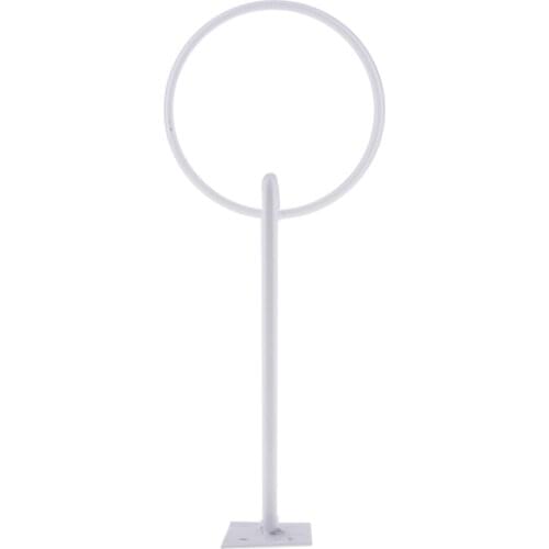 Motorbike Wall Mounted Wall Hooks Hat Rack Helmet Storage Holder, White