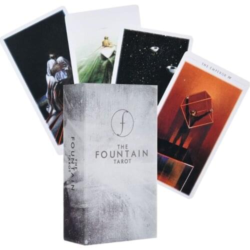 A 79pcs The Fountain Tarot Illustrated Deck and Guidebook Family Party Board Game