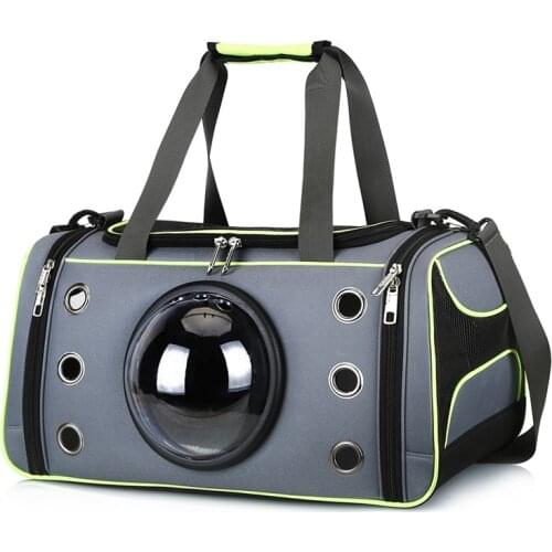 Oxford Space Capsule Goes Out To Pet Bag And Carries Air Breathable Portable Noctilucent Decoration Pet Carrying Backpack