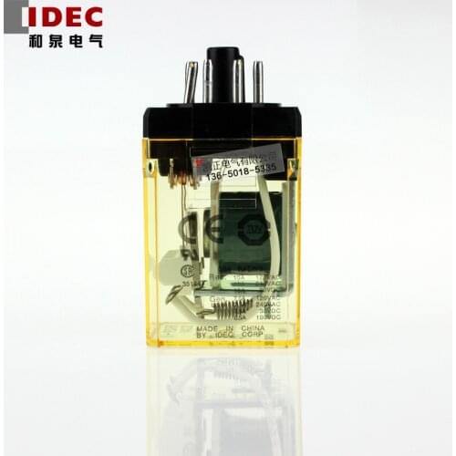 5 pieces Original authentic Japanese IDEC intermediate relay RR2P-U DC24V 2 open 2 close 10A