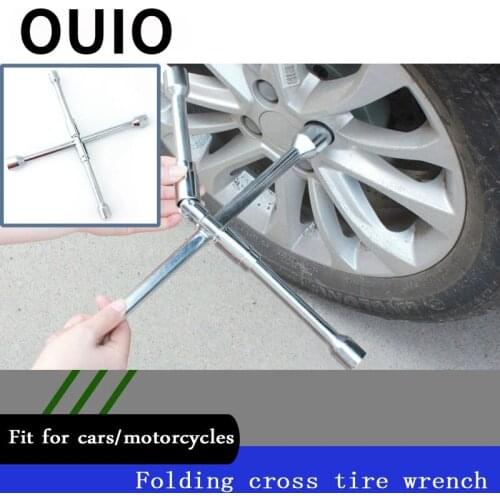 OUIO 1Set Car cross-type folding Allen wrench auto repair tools For Mercedes W205 W203 Volvo XC90 S60 XC60 V40 Alfa Romeo 159