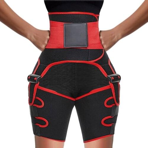 Waist Trainer Belt For Women Waist Thigh Trimmer Butt Lifter Slimming Workout Sweat Band Body Shaper Adjustable Hip Enhancer