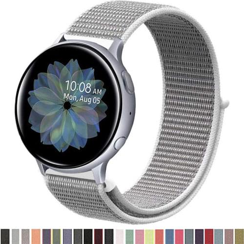 Huawei watch GT2/2e/pro strap For Samsung Galaxy Watch active 2/Gear S3 42mm 44/46mm nylon loop Bracelet amazfit GTR 20mm/22mm