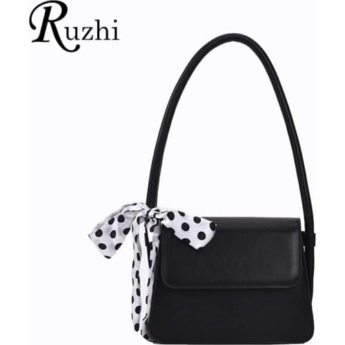 Jaquemus Bag Luxury Designer Handbag For Women 2021 Scarves Shoulder Bags Soft Black PU Leather Tote Bag Vintage Top Handle Bag