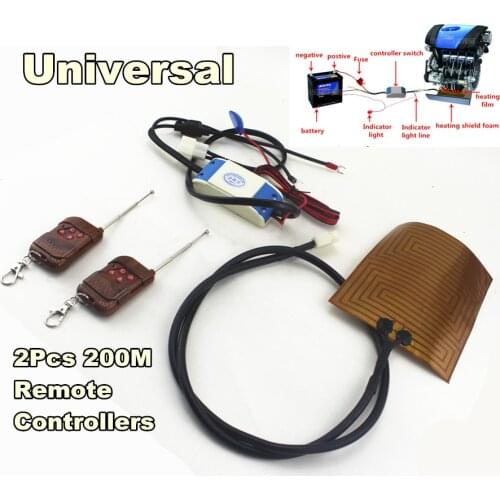 Engine Preheating Heating Car Auto Heater Fan with 2pcs 200M Remote Controllers For oil heater from Engine