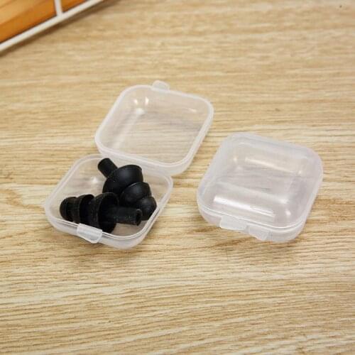 20Pcs Square Mini Clear Plastic Storage Containers Box with Lids for Small Items