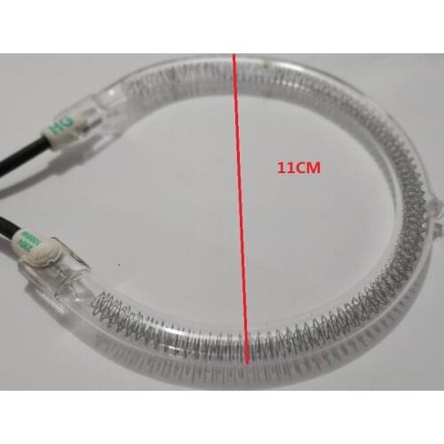 230V 1000W Electric Heater Parts Round Heating Tube 11cm diameter