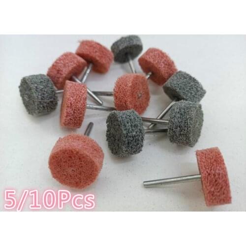 5/10pcs With rotating drills Grinding wheel Felt polishing pad nylon polishing machine for grinding rotary tool abrasive