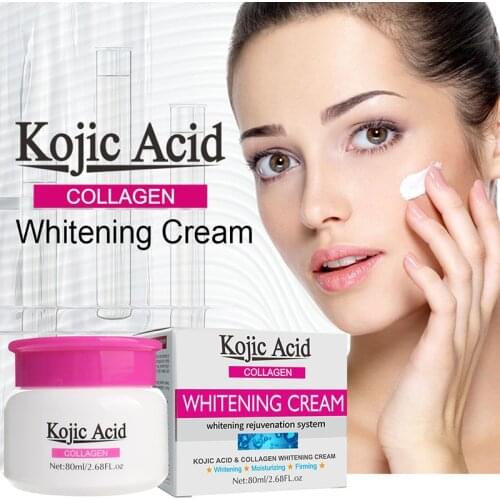 80ml Whitening Cream Bleaching Face Body Lightening Cream Underarm Armpit Legs Knees Private Parts Body White Cream TSLM2