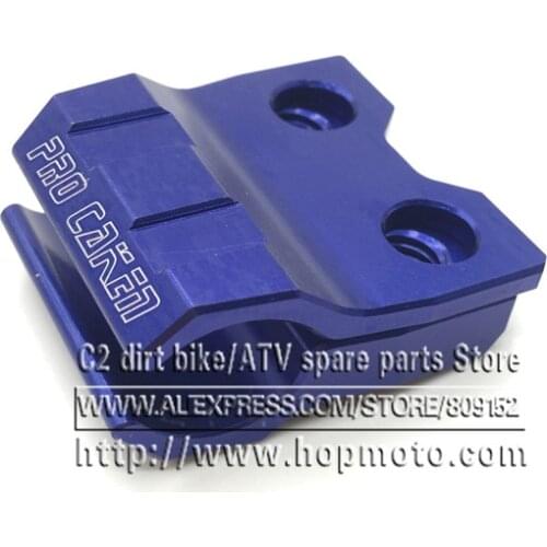 CNC Billet Brake Line Hose Clamps YZ YZF YZ125 YZ250 YZ250F YZ450F Motocross Supermoto Enduro Dirt Bike Off Road Motorcycle